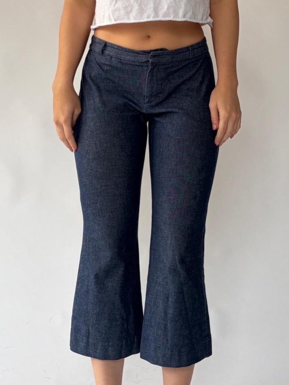 Low Rise Flare Capris Y2K Banana Republic 6